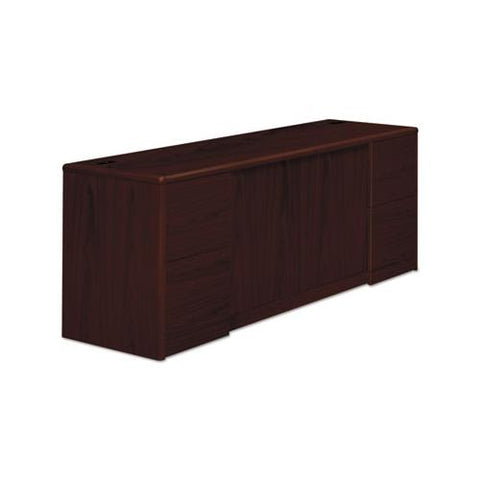 10700 Series Credenza W-doors, 72w X 24d X 29.5h, Mahogany