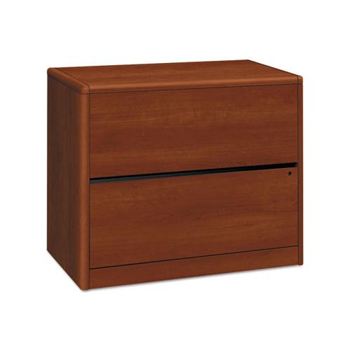 10700 Series Two Drawer Lateral File, 36w X 20d X 29.52h, Cognac