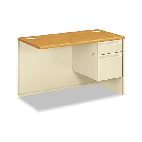 38000 Series Flush Return, Right, 48w X 24d X 29-1-2h, Harvest-putty