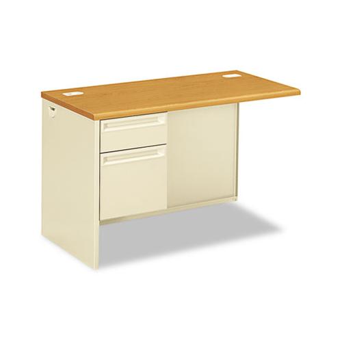 38000 Series Flush Return, Left, 48w X 24d X 29-1-2h, Harvest-putty