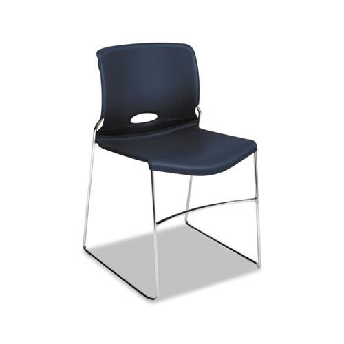 Olson Stacker High Density Chair, Regatta Seat-regatta Back, Chrome Base, 4-carton