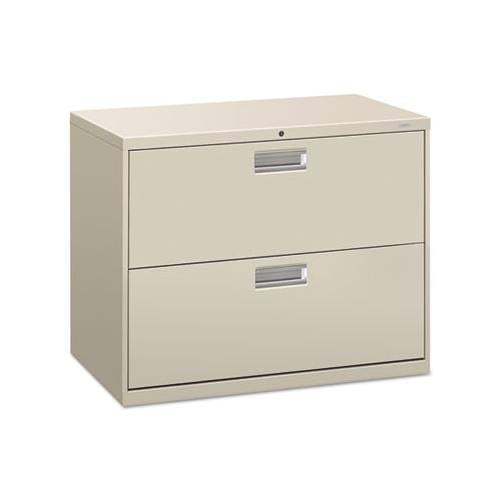 600 Series Two-drawer Lateral File, 36w X 18d X 28h, Light Gray