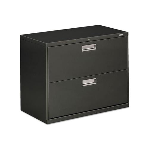 600 Series Two-drawer Lateral File, 36w X 18d X 28h, Charcoal