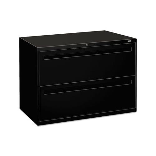 700 Series Two-drawer Lateral File, 42w X 18d X 28h, Black