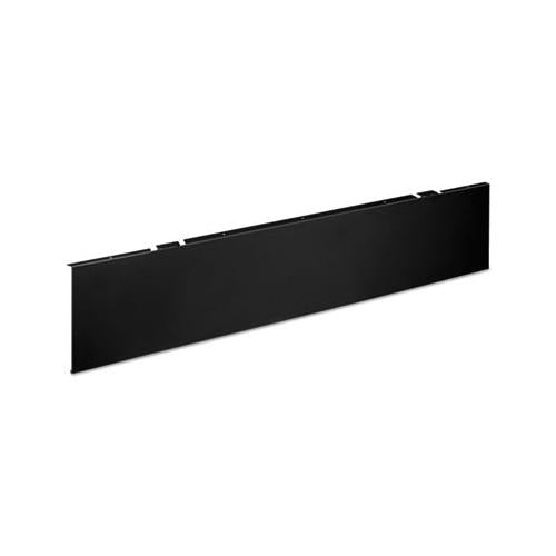 Huddle Series Multipurpose Table Modesty Panel, 44.5w X 0.13d X 9.63h, Black