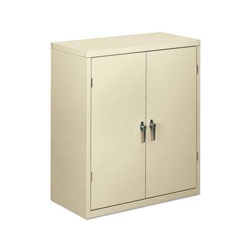 Assembled Storage Cabinet, 36w X 18 1-8d X 41 3-4h, Putty