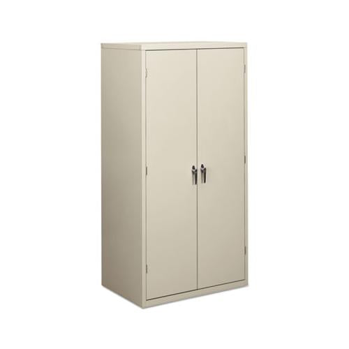 Assembled Storage Cabinet, 36w X 24 1-4d X 71 3-4h, Light Gray