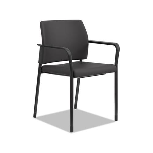 Accommodate Series Guest Chair, 23.25" X 21" X 32", Black Seat-black Back, Black Base, 2-carton