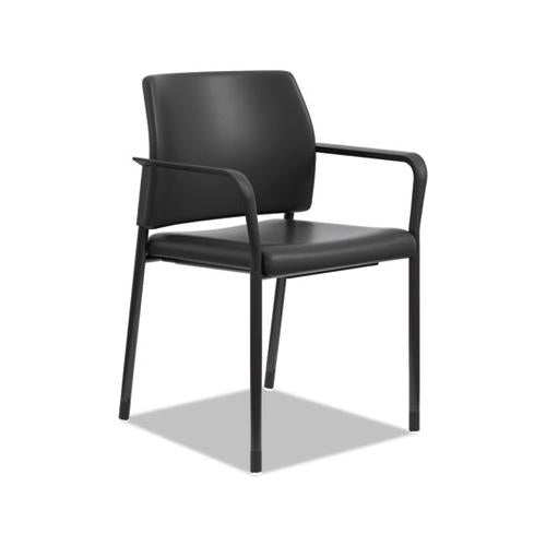 Accommodate Series Guest Chair, 23.25" X 21" X 32", Black Seat-black Back, Black Base, 2-carton