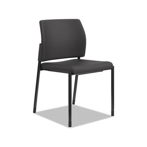 Accommodate Series Guest Chair, 23.25" X 21" X 32", Black Seat-black Back, Black Base, 2-carton