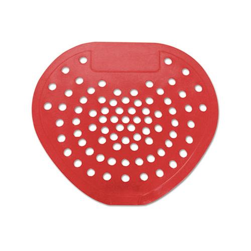 Health Gards Vinyl Urinal Screen, 7 3-4"w X 6 7-8"h, Red, Cherry, Dozen