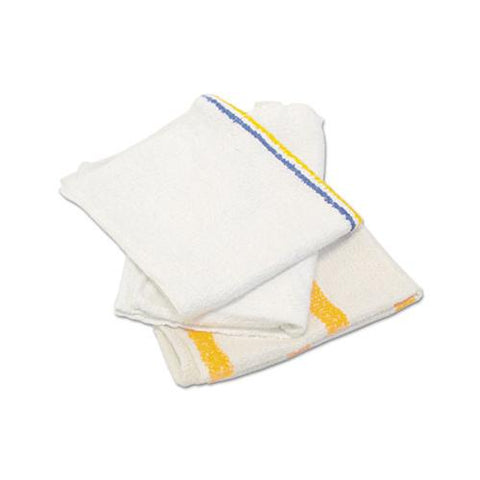 Value Counter Cloth-bar Mop, White, 25 Pounds-bag