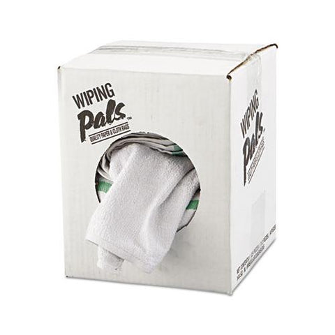 Counter Cloth-bar Mop, White, Cotton, 60-carton