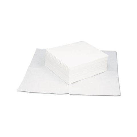Taskbrand Grease & Oil Wipers, Quarterfold, 12 X 13 1-4, White, 50-pack