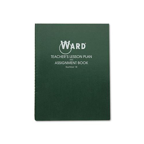 Lesson Plan Book, Wirebound, 8 Class Periods-day, 11 X 8-1-2, 100 Pages, Green