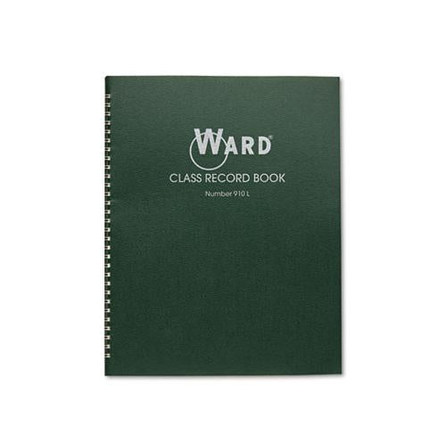 Class Record Book, 38 Students, 9-10 Week Grading, 11 X 8-1-2, Green