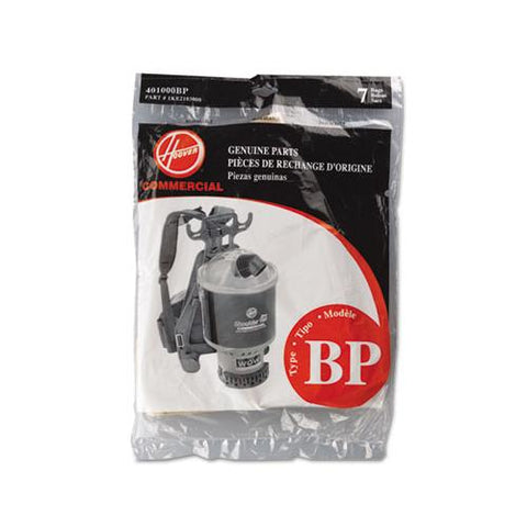 Disposable Paper Liner For Commercial Backpack Vacuum Cleaner, 7pk-ea