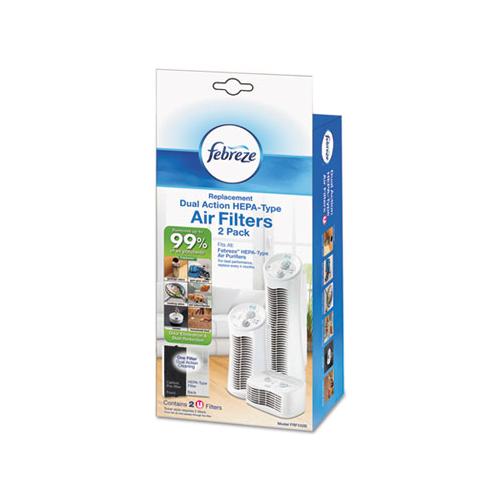 Air Purifier Filter Refill, 5 1-8" X 1 5-8" X 11 7-8", 2-each