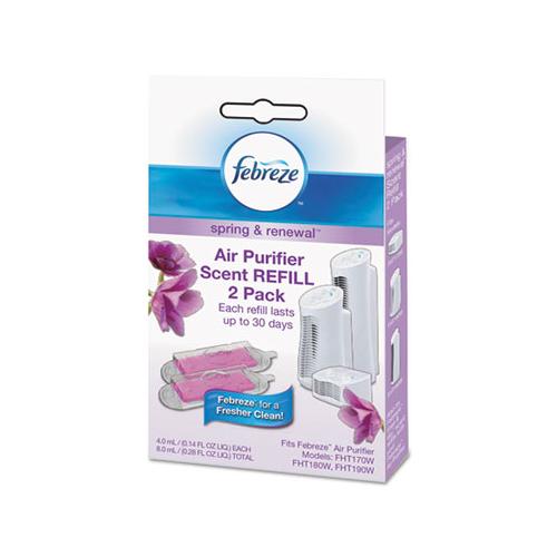 Air Purifier Refill, Spring Scent, 3 1-4 X 3-4" X 5 1-2", 2-each