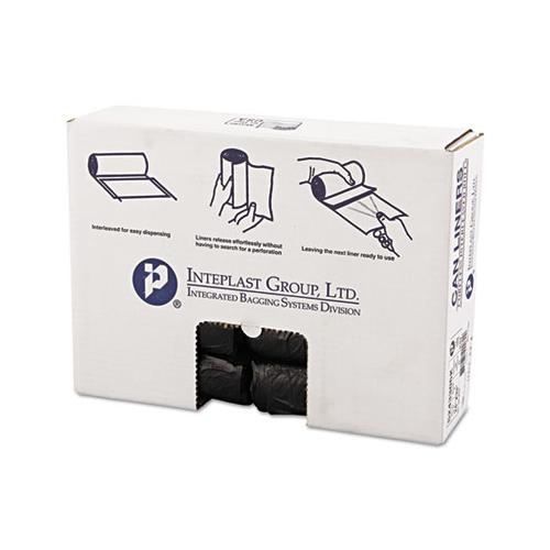 High-density Commercial Can Liners, 16 Gal, 6 Microns, 24" X 33", Black, 1,000-carton