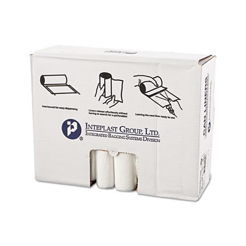 High-density Interleaved Commercial Can Liners, 33 Gal, 13 Microns, 33" X 40", Clear, 500-carton
