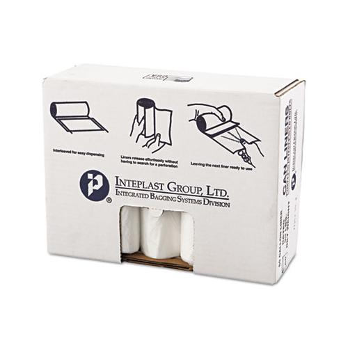 High-density Commercial Can Liners Value Pack, 60 Gal, 19 Microns, 38" X 58", Clear, 150-carton
