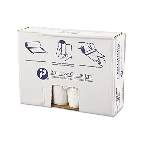 High-density Commercial Can Liners Value Pack, 45 Gal, 11 Microns, 40" X 46", Clear, 250-carton