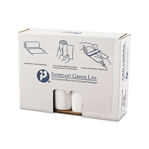 High-density Commercial Can Liners Value Pack, 60 Gal, 14 Microns, 43" X 46", Clear, 200-carton