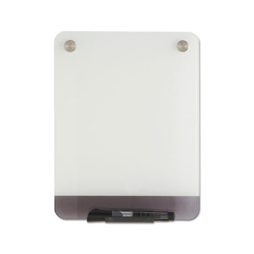 Clarity Glass Personal Dry Erase Boards, Ultra-white Backing, 9 X 12