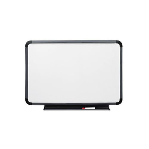 Ingenuity Dry Erase Board, Resin Frame With Tray, 36 X 24, Charcoal