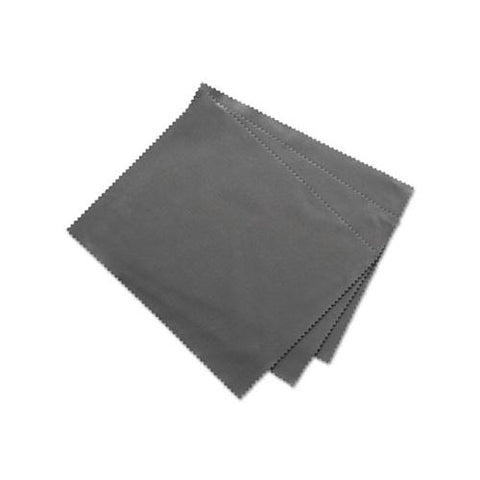 Microfiber Cleaning Cloths, 6" X 7", Gray, 3-pack