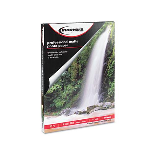 Heavyweight Photo Paper, 11 Mil, 8.5 X 11, Matte White, 50-pack