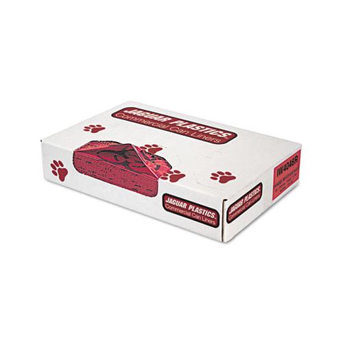 Health Care Trash Can Liners, 45 Gal, 1.3 Mil, 40" X 46", Red, 100-carton