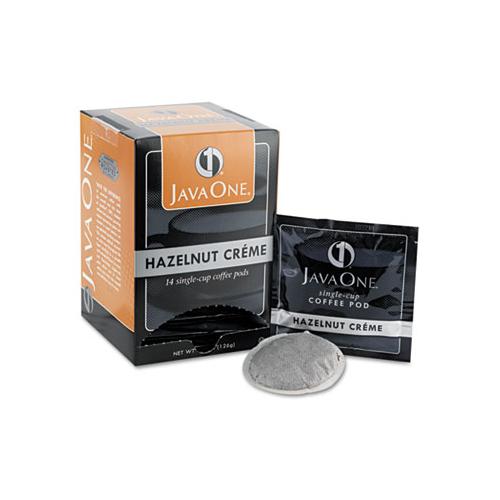 Coffee Pods, Hazelnut Creme, Single Cup, 14-box