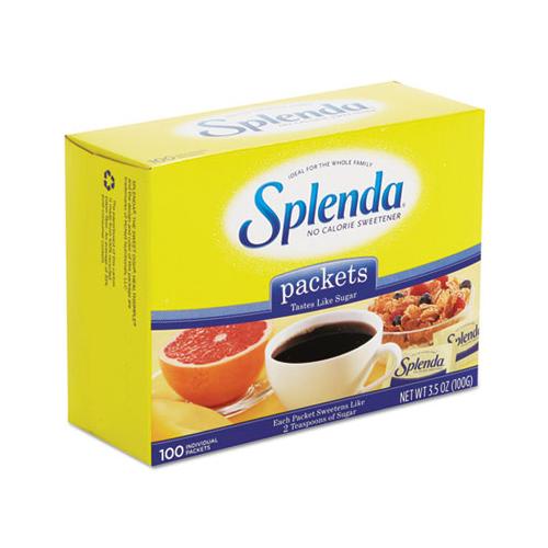 No Calorie Sweetener Packets, 0.035 Oz Packets, 1200 Carton