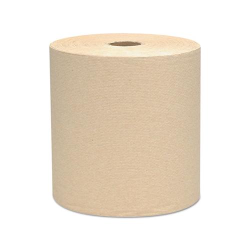 Essential Hard Roll Towels, 1.5" Core, 8 X 800ft, Natural, 12 Rolls-carton