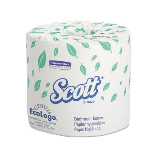 Essential Standard Roll Bathroom Tissue, Septic Safe, 1-ply, White, 1210 Sheets-roll, 80 Rolls-carton