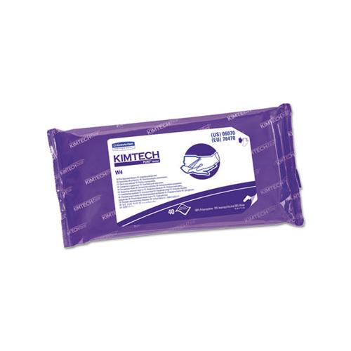 W4 Presat Alcohol Wipers, 70% Ipa, 9 X 11, White, 40-pack, 10-carton