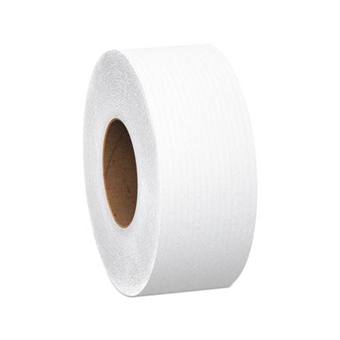 Essential Jrt Jumbo Roll Bathroom Tissue, Septic Safe, 1-ply, White, 2000 Ft, 12 Rolls-carton