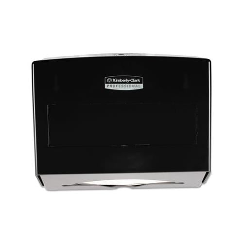 Scottfold Folded Towel Dispenser, Plastic, 10.75 X 4.75 X 9, Black