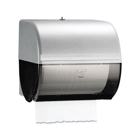 Omni Roll Towel Dispenser, 10 1-2 X 10 X 10, Smoke-gray