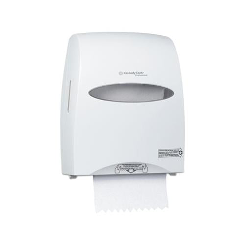 Sanitouch Hard Roll Towel Dispenser, 12 63-100w X 10 1-5d X 16 13-100h, White