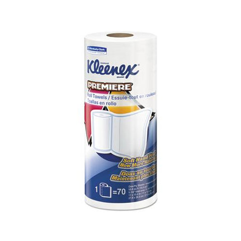 Premiere Kitchen Roll Towels, White, 70-roll, 24 Rolls-carton