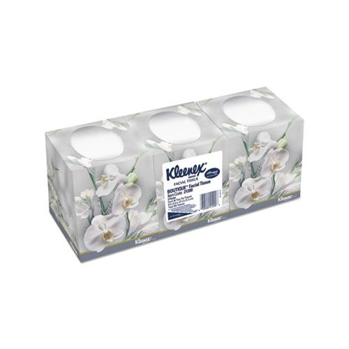 Boutique White Facial Tissue, 2-ply, Pop-up Box, 95 Sheets-box, 3 Boxes-pack, 12 Packs-carton