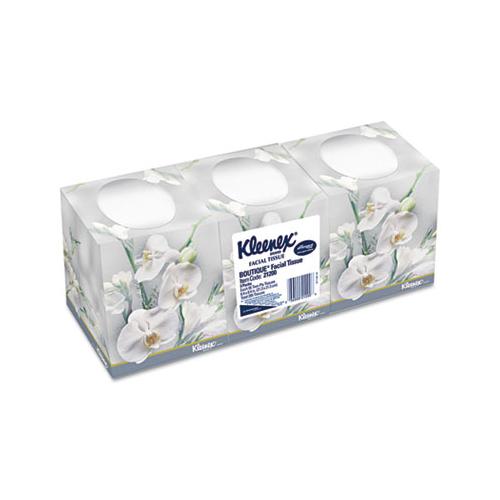 Boutique White Facial Tissue, 2-ply, Pop-up Box, 95 Sheets-box, 3 Boxes-pack