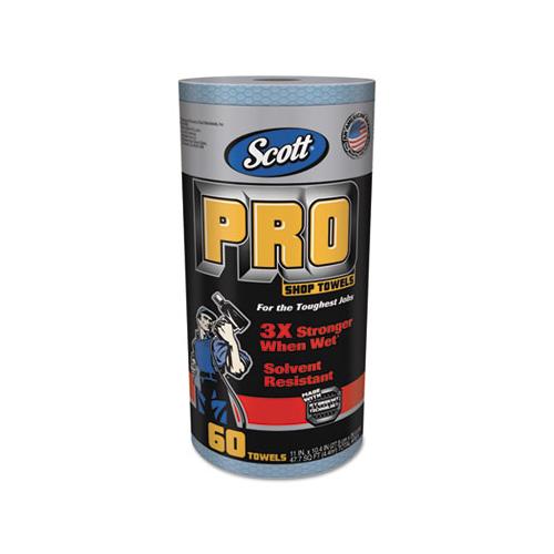 Pro Shop Towels, Heavy Duty, 1-ply, Blue, 10 2-5" X 11", 12 Rolls-carton