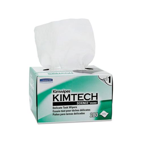 Kimwipes Delicate Task Wipers, 1-ply, 4 2-5 X 8 2-5, 280-box, 30 Boxes-carton