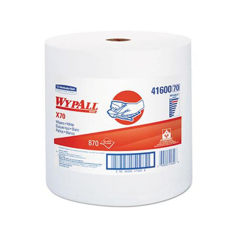 X70 Cloths, Jumbo Roll, Perf., 12 1-2 X 13 2-5, White, 870 Towels-roll