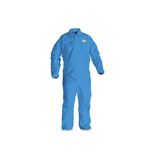 A60 Elastic-cuff, Ankle & Back Coveralls, Blue, X-large, 24-case