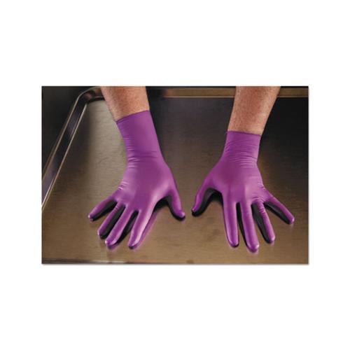 Purple Nitrile Exam Gloves, 310 Mm Length, Large, Purple, 500-ct